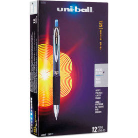 Retractable Gel Pen - Blue Ink - 0.5 mm Point - Dozen