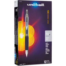 Signo 207 Retractable Gel Pen - Black Ink - 0.5 mm Point - Dozen