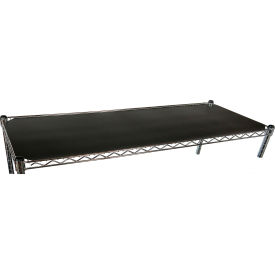 Polypropylene Shelf Liner, 42"W x 24"D, Black