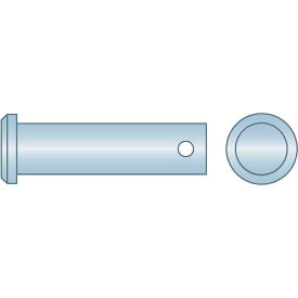 1-1/4" x 4" Clevis Pin - Medium Carbon Steel - Zinc Clear