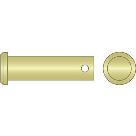3/8" x 4" Clevis Pin - Low Carbon Steel - Zinc Yellow