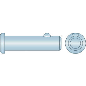 3/8" x 3" Clevis Pin - Low Carbon Steel - Zinc Clear