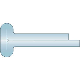 1/4" x 1-1/4" T-Head Cotter Pin - Carbon Steel - Zinc Clear - Made In USA