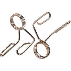 Power Systems 2" Diameter Chrome Olympic Spring Collars - 2/Pack