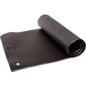 Hanging Club Exercise Mat - 48"L x 24"W x 3/8" Thick - Jet Black