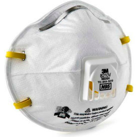 8210V N95 Disposable Particulate Respirator, 10/Box