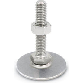 Leveling Foot - Threaded - 4500 Lbs. Capacity - 3.15" Base Dia. - 41-80-1/2X13-75-D0-S