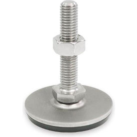 Leveling Foot - Threaded - 2700 Lbs. Capacity - 40mm Base Dia.