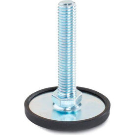 Leveling Foot - Threaded - 2250 Lbs. Capacity - 2.36" Base Dia. - 40-60-3/8X16-75-A1-S