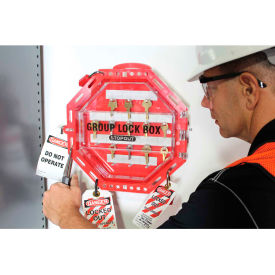 KCC624 Stopout Look 'N Stop Group Lock Box, Plastic