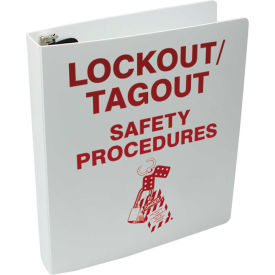 Accuform Lockout Procedure Station Additional Binder, Plastic, 11"W X 11-1/2"H