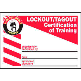 Lockout/Tagout Wallet Card, 25/Pk, Plastic