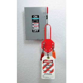 KDD106 Stopout Group Lock Hasp, Plastic