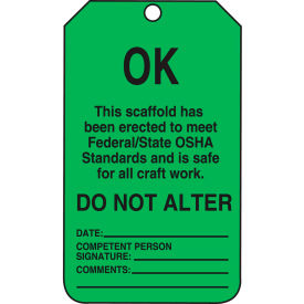 This Scaffold...Erected to Meet...Tag, PF-Cardstock, 25/Pack