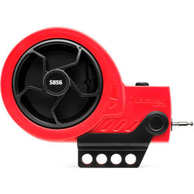 9'L Retractable Cable Lockout Device, Steel Cable, Red/Black