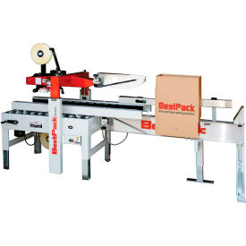 Semi-Automatic Adjustable Pack & Seal Station, Side Belt Drive, 3" Tape Head