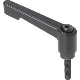 Adjustable Handle w/ Stud - 3/8-16 x 1.25" Stud - 2.56" L x 1.77" H Die Cast Handle