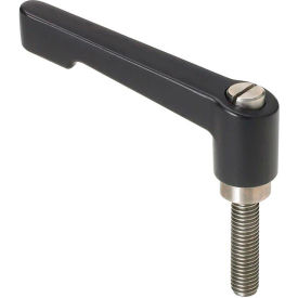Adjustable Handle w/ SS Stud - M8 x 1.25 x 63mm Stud - 65mm L x 45mm H Die Cast Handle
