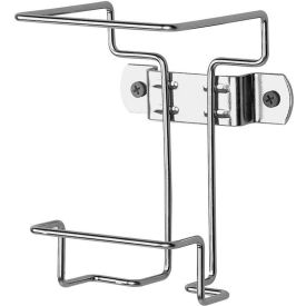 Non-Locking Wire Wall Bracket for 1 Quart Sharps Container, Chrome