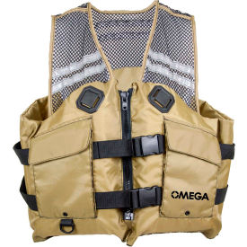Fishing Vest, Mesh, Tan, 2X-Large/3X-Large