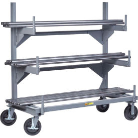 Mobile Cantilever Bar Rack, 4000 lbs. Cap, 51" OAH, 30" x 60" Base