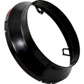 16" Dia. Duct Adapter For Indirect Fired Forced Air Kerosene Heater, Black