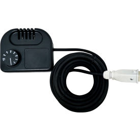Analog Thermostat with Cable, 32ft Length, Black