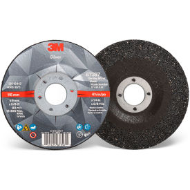 Silver Depressed Center Grinding Wheel, 4-1/2" x 1/4" x 7/8" T27, Ceramic Grain