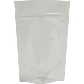Stand Up Zip Pouches, 8 oz., 5-7/8"W x 9"L, 4 Mil, Clear, 500/Pack