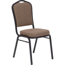 Silhouette Banquet Stacking Chair - Fabric - Taupe