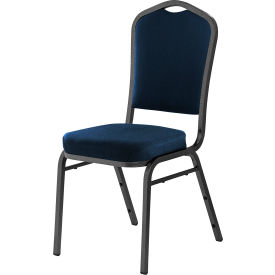 Silhouette Banquet Stacking Chair - Fabric - Midnight Blue