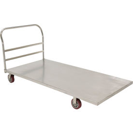 Stainless Steel Deck Platform Truck - 72 x 36 2000 Lb. Capacity