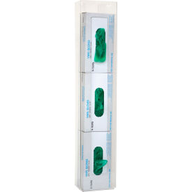 Triple Clear PETG Vertical Glove Box Holder