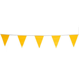Roof Warning Line Perimeter Vinyl Pennant, 105' L, Yellow