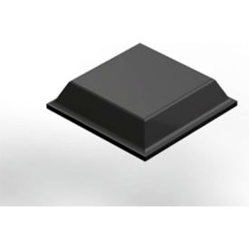 Bumpon Protective Product - Square - 0.500" W x 0.120" L - Gray - Pkg of 3000