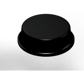 Bumpon Protective Product - Cylindrical - 0.500" W x 0.140" L - Black - Package of 3000