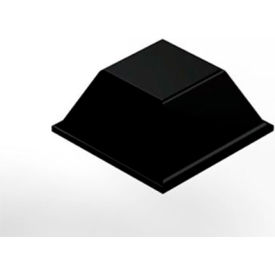 Bumpon Protective Product - Square - 0.500" W x 0.230" L - Black - Pkg of 3000