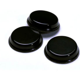 Bumpon Protective Product - Cylindrical - 0.750" W x 0.160" L - Black - Pkg of 2600