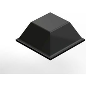 Bumpon Protective Product SJ5018 - Square - 0.500" W x 0.230" L - Gray - Pkg of 3000