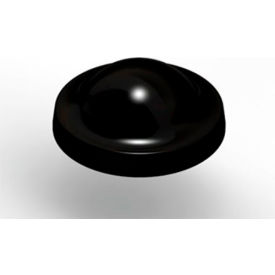 Bumpon Protective Product - Hemisphere - 0.625" W x 0.250" L - Black - Package of 3000