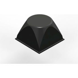 Bumpon Protective Product SJ5514 - Square - 0.812" W x 0.520" L - Gray - Pkg of 1000