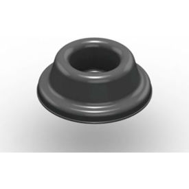 Bumpon Protective Product - Cylindrical - 1.880" W x 0.660" L - Gray - Pkg of 100