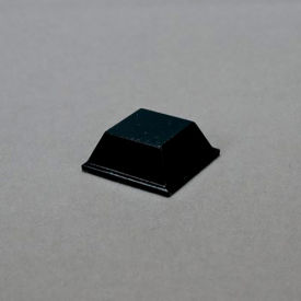 Bumpon Protective Product SJ5023 - Square - 0.812" W x 0.300" L - Black - Pkg of 1000