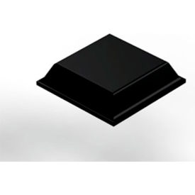 Bumpon Protective Product - Square - 0.500" W x 0.120" L - Black - Package of 3000