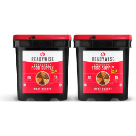 40-70120 Gourmet Freeze Dried Meat Buckets, 2 Buckets, 120 Servings