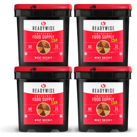 Gourmet Freeze Dried Meat Buckets, 4 Buckets, 240 Servings