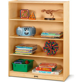 Tall Fixed Straight 4-Shelf Bookcase - 36"W x 15"D x 48"H