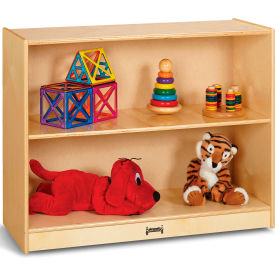 Straight 2-Shelf Mobile Storage Unit - 36"W x 15"D x 29.5"H