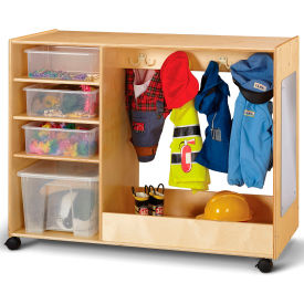 Kid Dress-Up Storage Center with Bins - 48"W x 23"D x 37.5"H