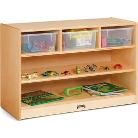 STEM Combo Mobile Storage Unit with Clear Tubs - 36.5"W x 15"D x 24.5"H